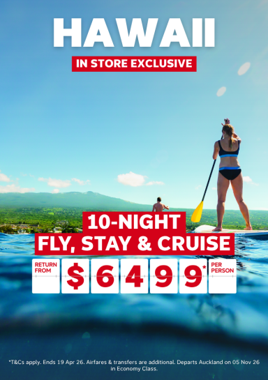 HAWAII - 10-NIGHT FLY, STAY & CRUISE