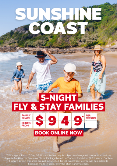 SUNSHINE COAST | 5-NIGHT FLY & STAY