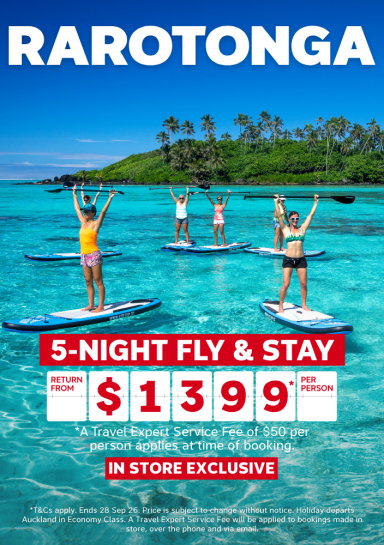 RAROTONGA | 5-NIGHT FLY & STAY