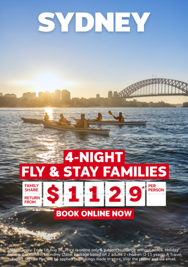 Sydney | 4-Night Fly & Stay Families