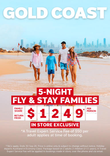 GOLD COAST | 5-NIGHT FLY & STAY FAMILIES