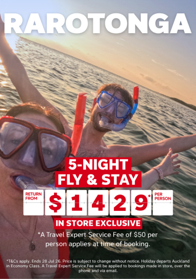 5-NIGHT FLY & STAY RARO