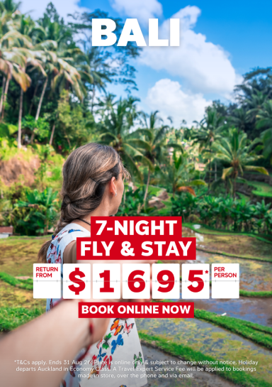 BALI - 7-NIGHT FLY & STAY