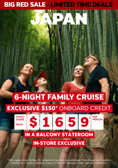 Japan | 6-Night Family Cruise