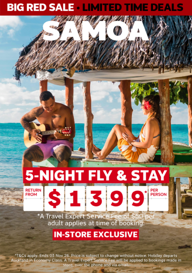 Samoa | 5-Night Fly & stay