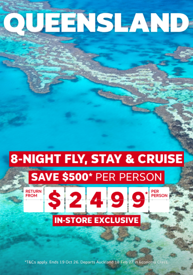 Queensland | 8-Night Fly, Stay & Cruise