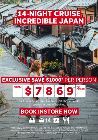 14-NIGHT CRUISE INCREDIBLE JAPAN