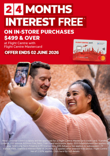 24 months Interest Free - Flight Centre Mastercard