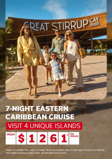 7-night Eastern Caribbean cruise - Visit 4 Unique Islands - From $1261* per person