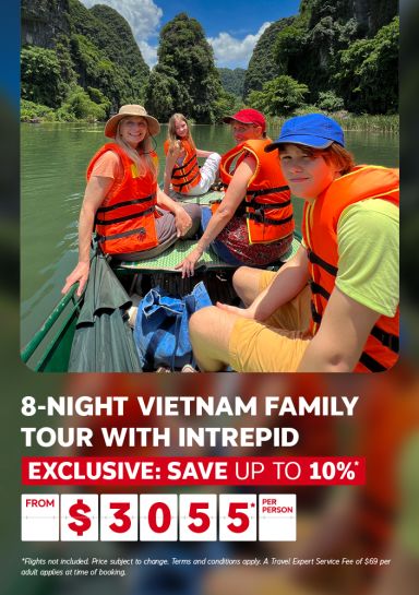 8-night Vietnam & Thailand Family Tour with Intrepid - Exclusive: Save up to 10%* - from $3055* per person