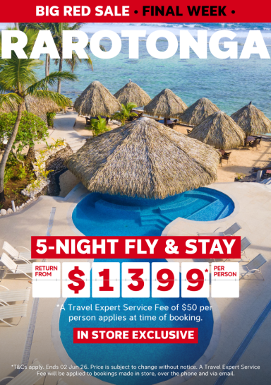 RAROTONGA | 5-NIGHT FLY & STAY
