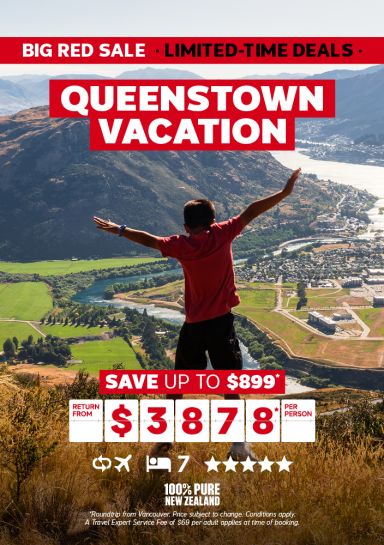 Queenstown Vacation return from $3878* per person