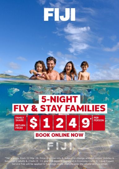 Fiji - 5-Night Fly & Stay Families