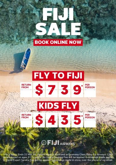 Fiji Sale - Book Online Now