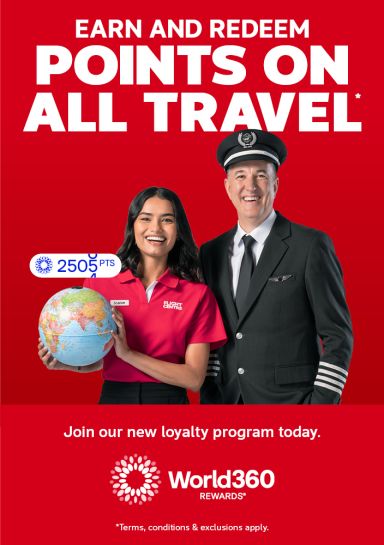 Earn and redeem points on all travel