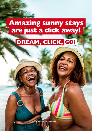 Sunny stays are never out of style! Escape to somewhere warm today.