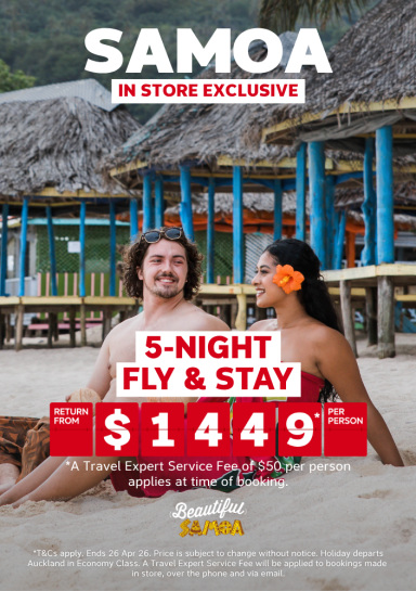 Samoa Couples Holiday