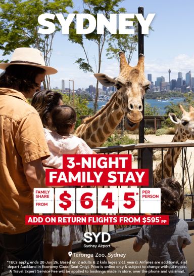 Sydney Family stay from $645*pp