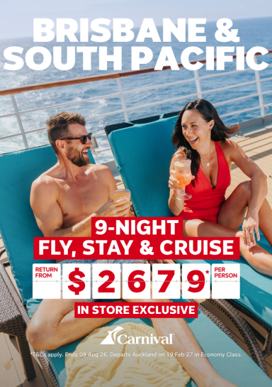 Carnival Cruises on sale at Flight Centre