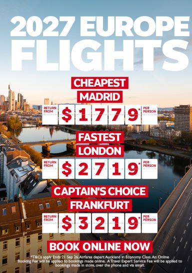 2027 Europe Flights
