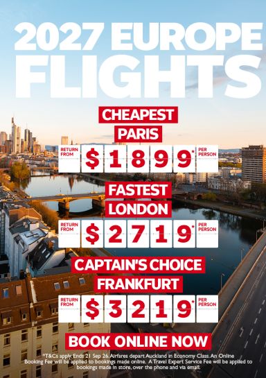 2027 Europe Flights