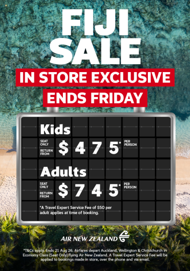 Air NZ Fiji Sale