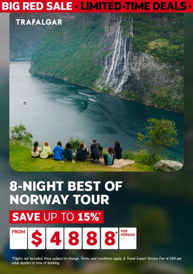 Trafalgar 8-night best of Norway tour - Save up to 15%* from $4888* per person