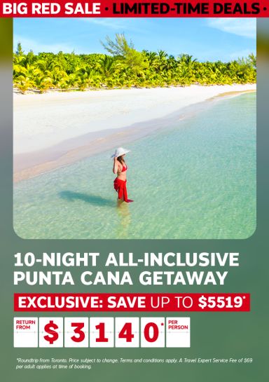 10-night all-inclusive Punta Cana getaway - Exclusive: save up to $5519* - Return from Toronto from $3140* per person
