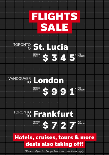 Flights Sale | Sept 14-21, 2026