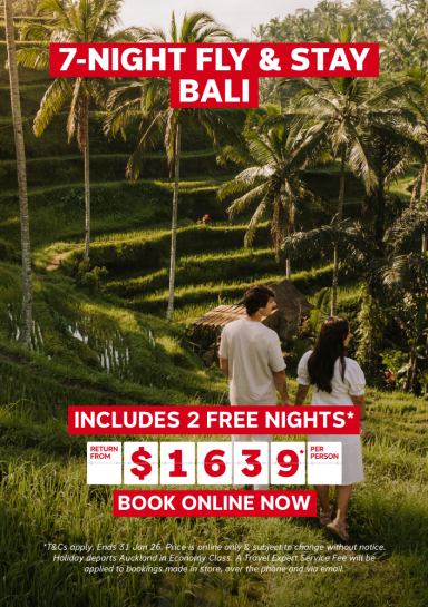 7-NIGHT FLY & STAY BALI