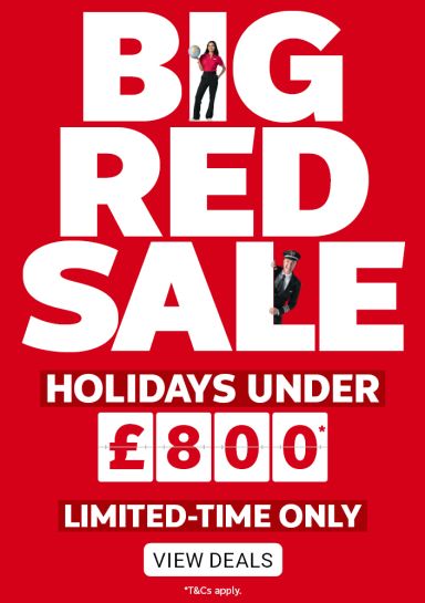 Big Red Sale - holidays under £800