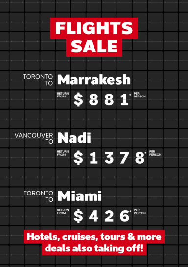 Flights Sale - Nov 17-24