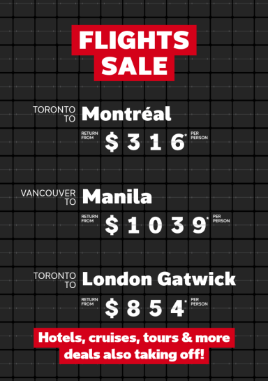 Flights Sale - June 15-22
