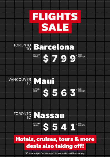 Weekly Flight Offers May 11-May 19