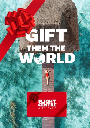 A view of someone on an island holiday regarding holiday packages from Flight Centre
