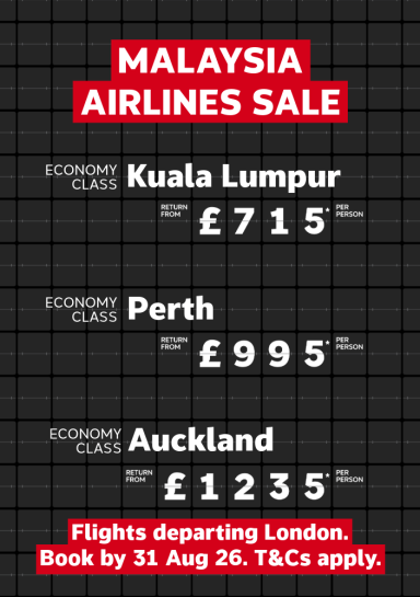 Malaysia Airlines Sale