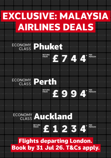 Malaysia Airlines Sale