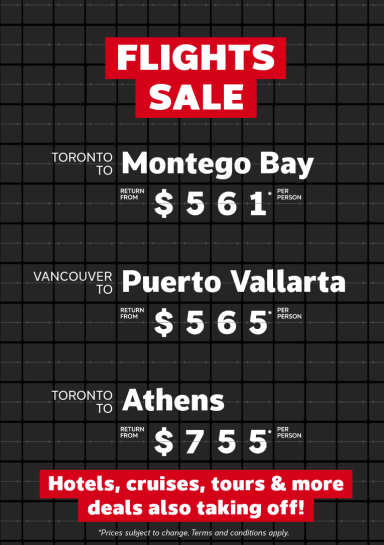 Flights Sale - Jul 13-20