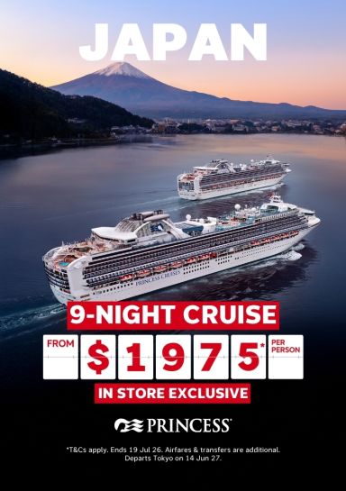 Princess Cruise Japan Asia Sale