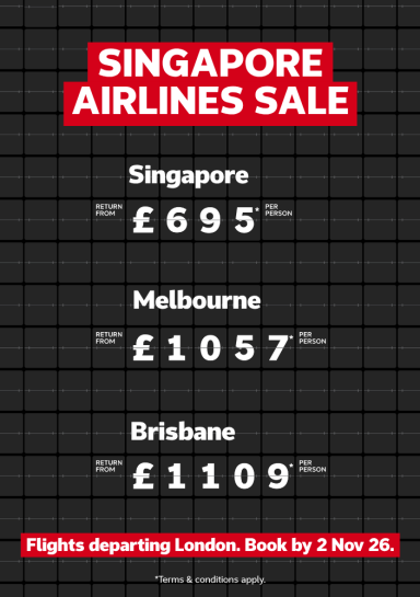 Singapore Airlines Sale