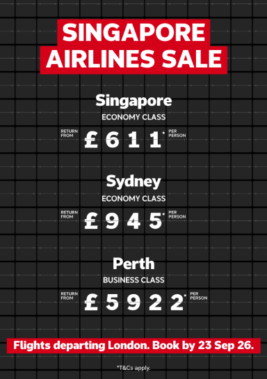 Singapore Airlines Sale