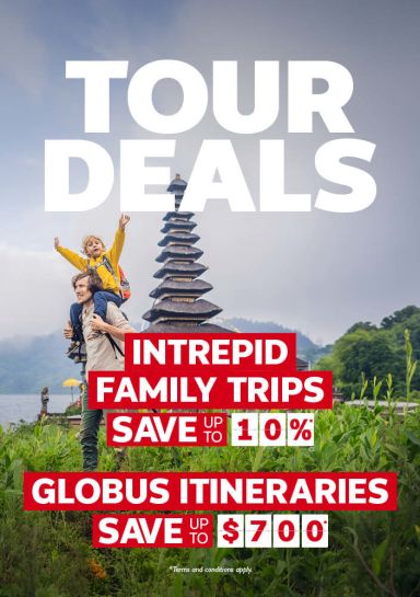 Tour Deals - Intrepid Family Trips - Save up to 10%* Globus Itineraries Save up to $700*