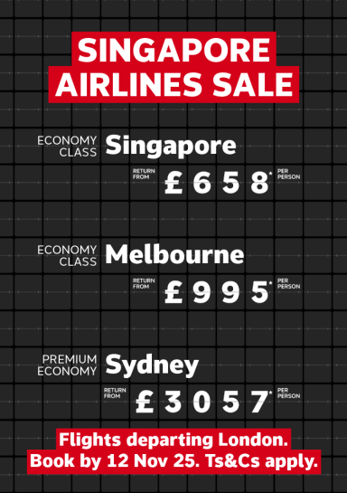 Singapore Airlines Sale