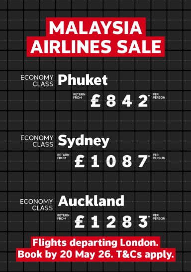 Malaysia Airlines Sale