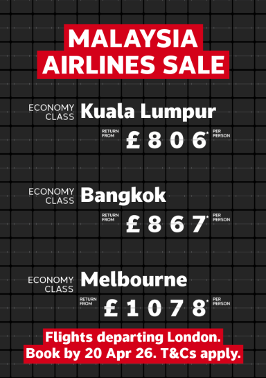 Malaysia Airlines Sale