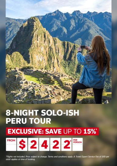 8-night Solo-ish Peru Tour - Exclusive: Save up to 15%* from $2422* per person