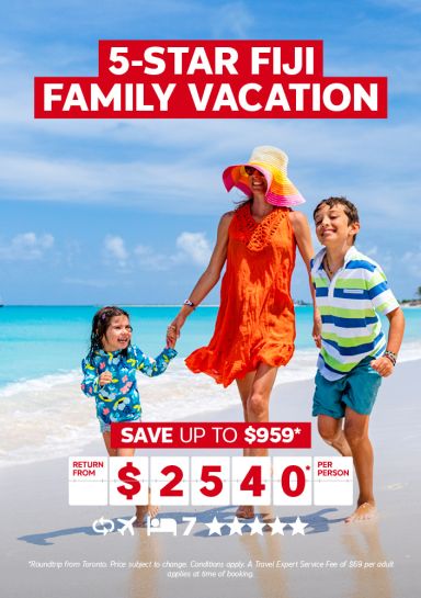 5-star 7-night Fiji Family Vacation - Save up to $959* return from $2540* per person