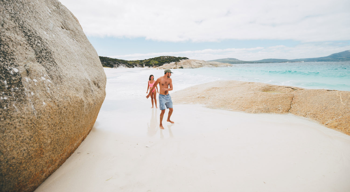Albany beach couple