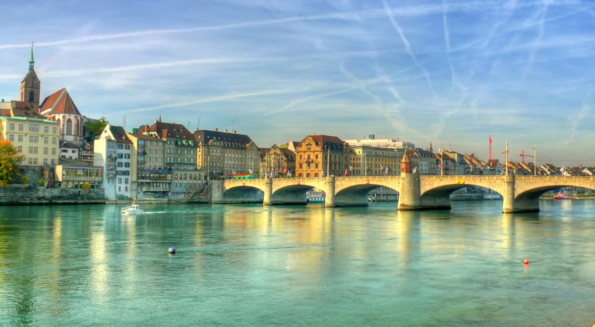 Basel Rhine River