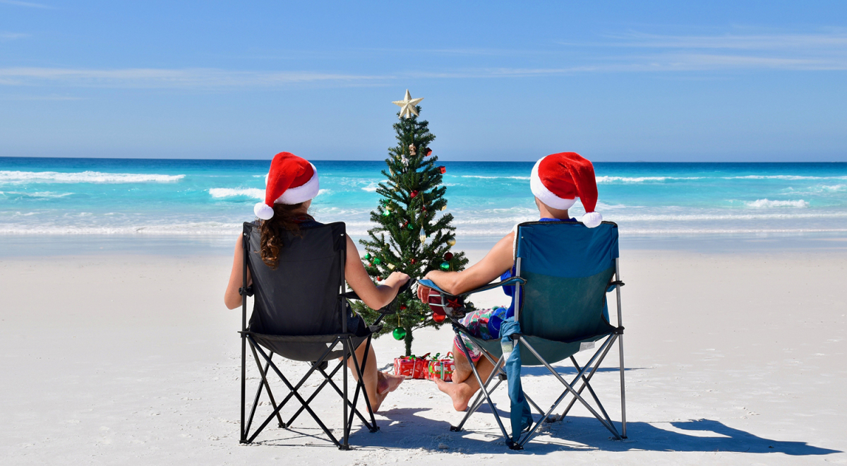 Christmas at the beach